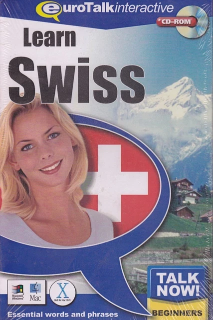 Euro Talk Learn How to Speak Understand Talk the SWISS Language CD Switzerland