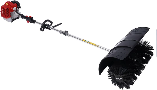 Gasoline Powered Sweeper 52CC 1000ML Hand Held Broom Cleaning Tools 1700W 2.3HP