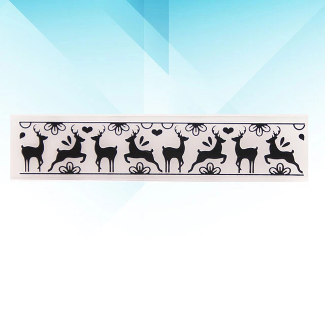 Set Fustella E Timbro Per Biglietti E Scrapbooking - Forme In Acciaio Carbonio, Scritta In Inglese - 2