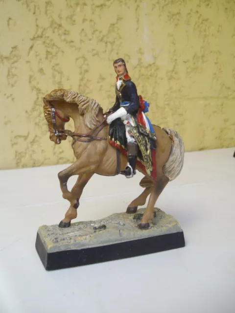 figurine en plomb peint  " le général Bonaparte à la bataille de Rivoli "