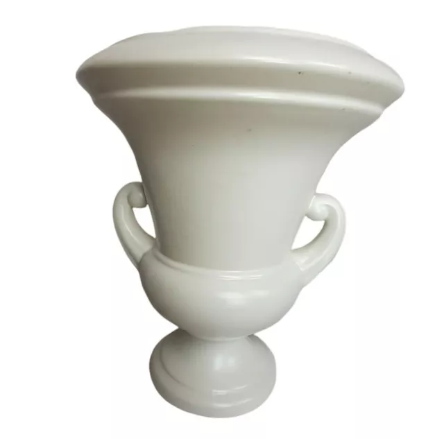 Royal Haegar VTG Art Pottery Urn Shaped Vase Off White Retro Large