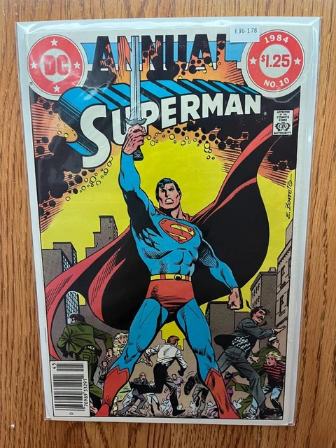 Superman vol.1 Annual #10 1984 Newsstand High Grade 9.0 DC Comic Book E36-178