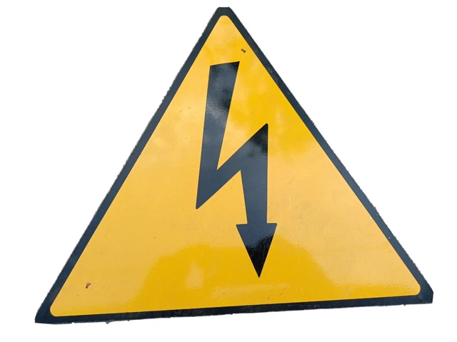 Cartello di pericolo elettricità da personalizzare con testo Victualia
