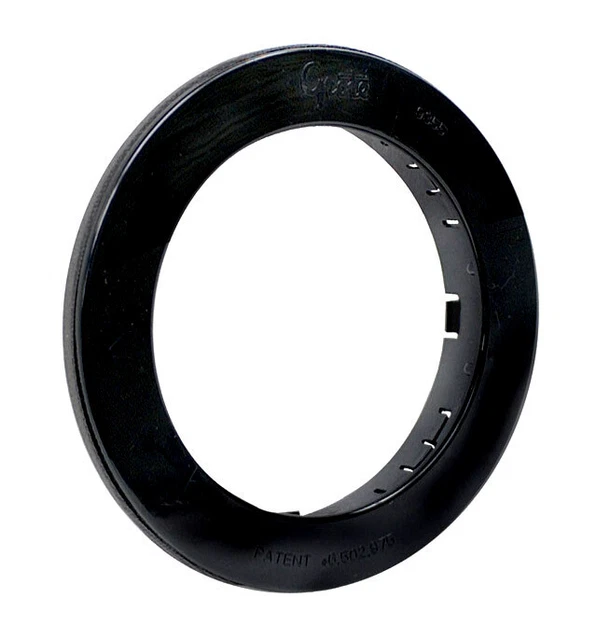 Grote 93552 Black Snap-In Theft-Resistant Flange (For 4" Round LED Lights)