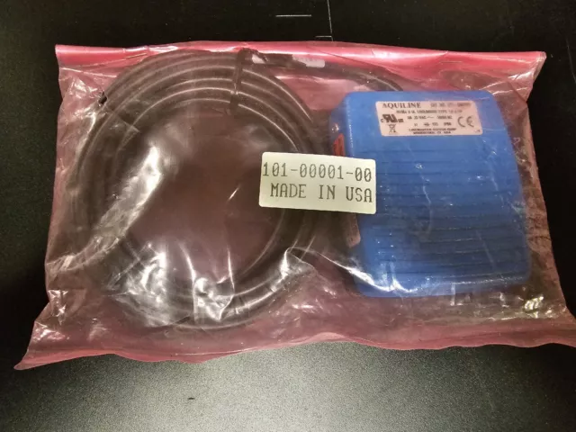 NEW SEALED AQUILINE CAT. NO 971-SWNOM Footswitch NEMA/UL  TYPE 1,6, 6P 3A 25 VAC