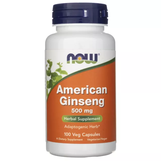 Now Foods Ginseng américain 500 mg, 100 capsules