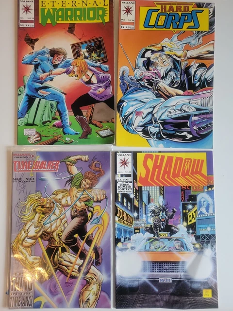Valiant Comic Book Lot - Eternal Warrior, Shadow Man, Time Walker, Hard Corps