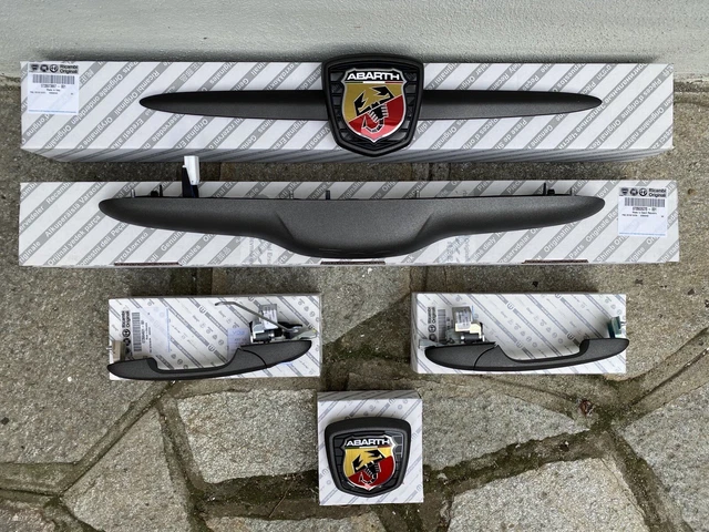 Copertura Freno A Mano In Fibra Di Carbonio Per Fiat Abarth 595/695 (2012-2023) - Accessorio Interno