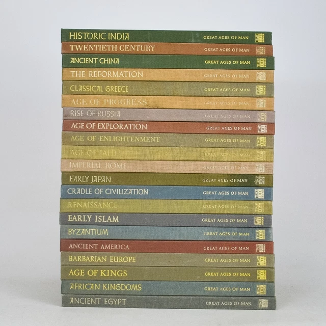 TIME LIFE COMPLETE SET 21 Volumes The Great Ages of Man HC Vintage £62. ...