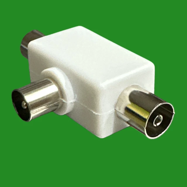 KUOQIY 10 Pièces Connecteur Coaxiaux en Métal pour Antenne TV