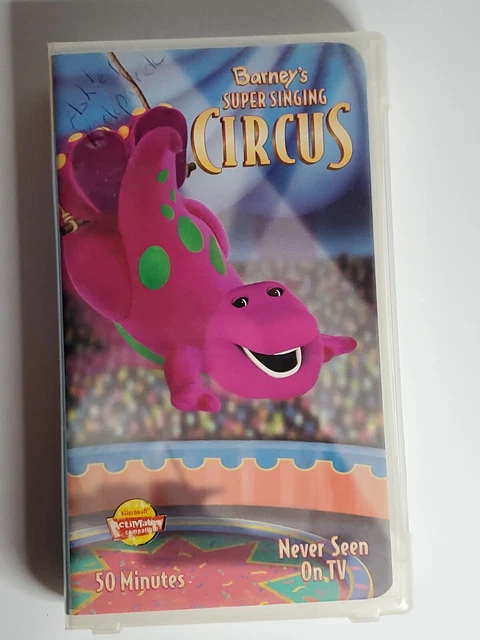 Barney Friends Super Singing Circus Vhs Video Tape Sing Along Songs Barney Friends Super Singing Circus Vhs Video Tape Sing Along Songs