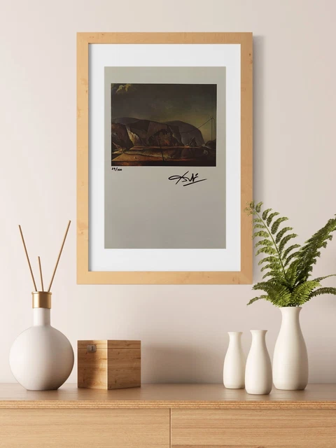 Salvador Dalí, Original Hand-signed Lithograph with COA & Appraisal of $3,500