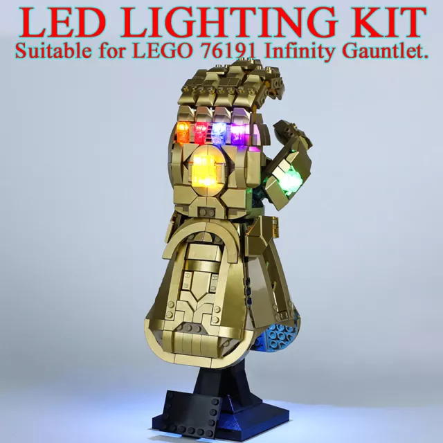 LED Lighting Kit For LEGO 76191 Infinity Gauntlet Light Decor NO MODEL