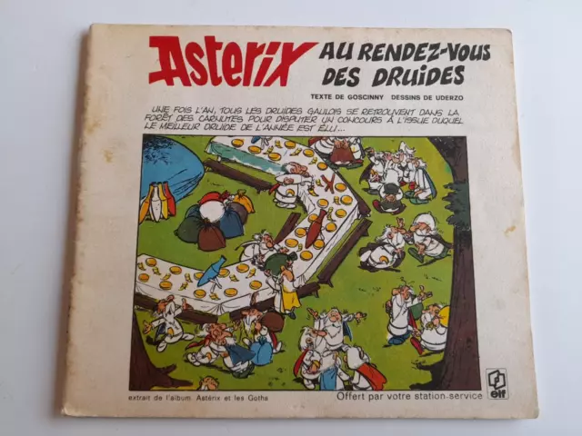 Uderzo / Astérix au RDV des druides mini-album publicitaire collection Elf -1973