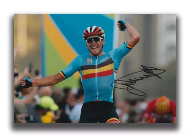 Greg Van Avermaet Hand Signed 12X8 Photo - Cycling Autograph - Olympics 2.