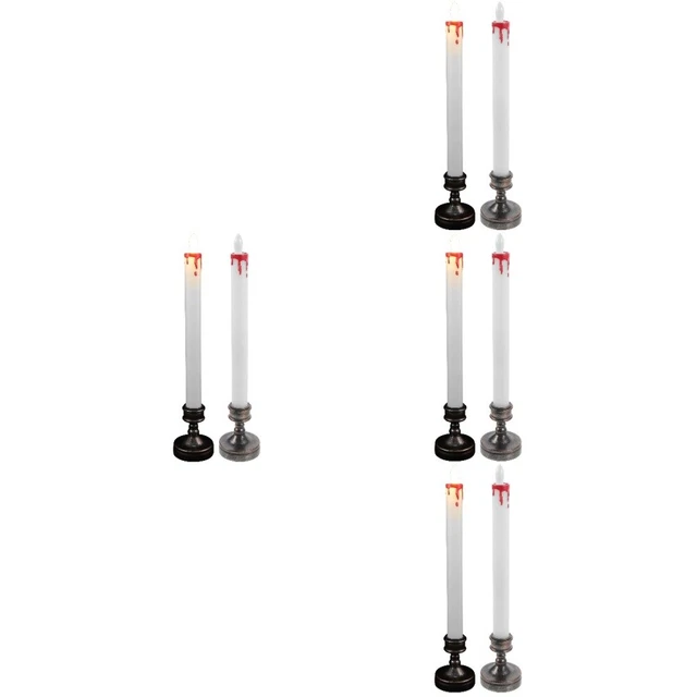 8 pz candele rampicanti alimentate a batteria luci di candela senza fiamma
