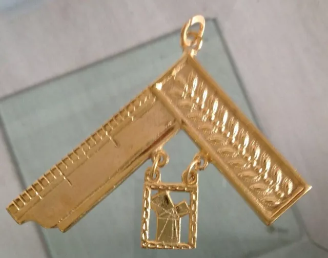 Franc maçon bijou de passé vénérable zamac Maître master  masonic jewel