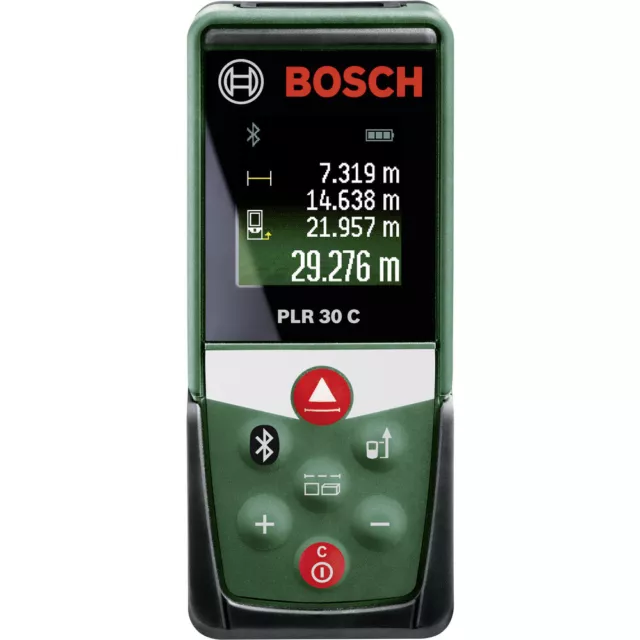 Bosch Home and Garden PLR 30 C Laser-Entfernungsmesser  Bluetooth, Dokumentat...