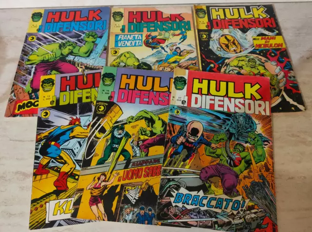 HULK E I DIFENSORI Editoriale Corno 1975 numeri a scelta