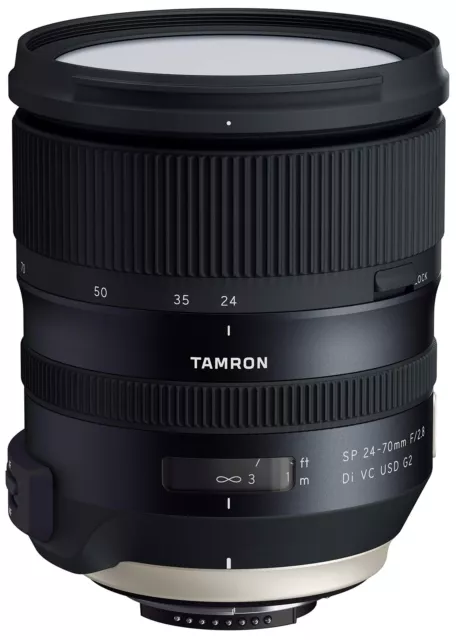 Tamron Grand Ouverture Standard Zoom Objectif SP24-70mm F2.8 Di Vc Usd G2 A032N