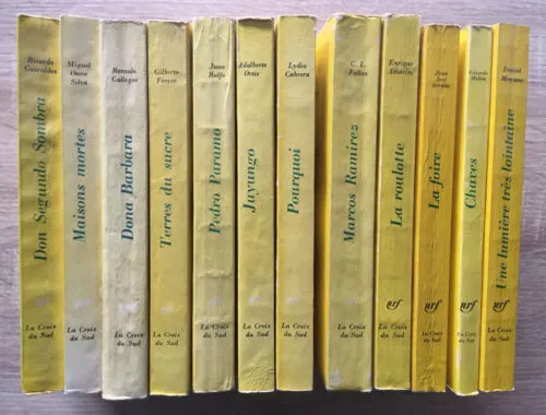 Collection La Croix du Sud - NRF Gallimard (1951-1969) / Lot de 12 livres