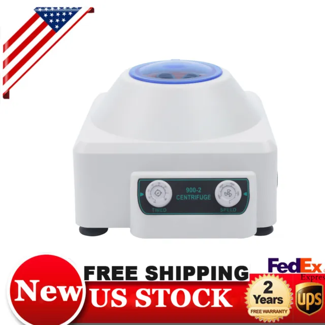 Electric Centrifuge Machine Lab Medical Practice Low-Speed 110V 4000rpm 6*20ml