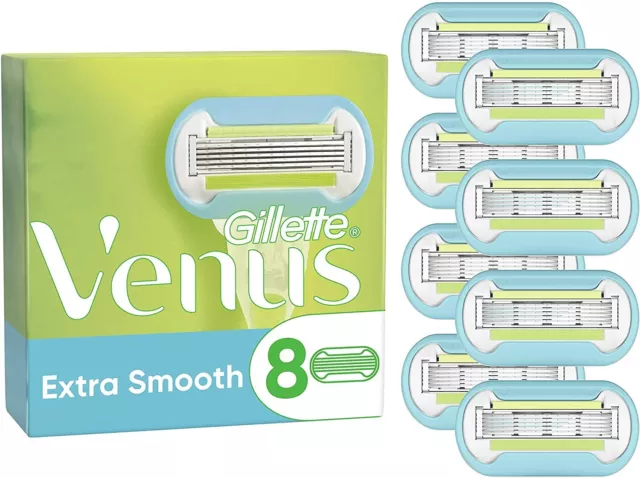 Gillette Venus EXTRA SMOOTH Razor Blades - Pack of 8