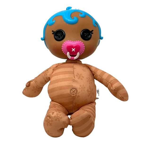 LALALOOPSY BABIES Soft Body Blue Hair 13" Rag Doll with Pacifier 12/21 Heart LALALOOPSY BABIES Soft Body Blue Hair 13" Rag Doll with Pacifier 12/21 Heart