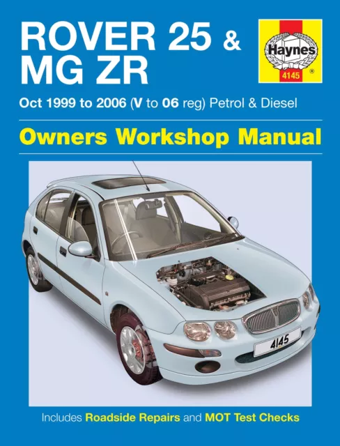 25 MG ZR 06 99-06 Revue technique Haynes ROVER Anglais Etat - NEUVE PORT Reduit