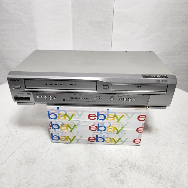 SANYO DVD VCR Combo VHS Player DVW7200 w/ AV Cables No Remote 49.94
