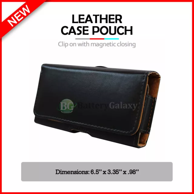 Genuine Durable Leather Pouch Phone Case for Android Phone Samsung Galaxy AO1