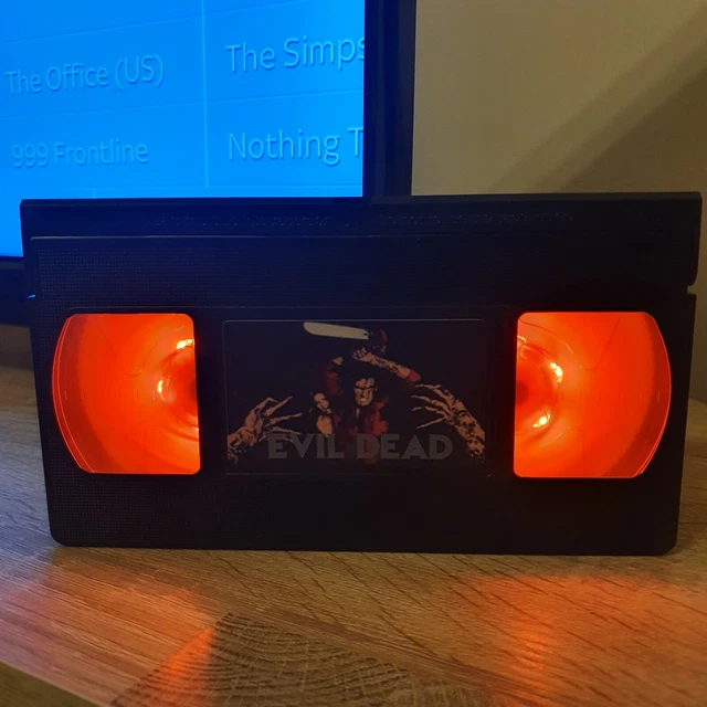 THE EVIL DEAD 1981 LED VHS Tape Lamp Birthday Gift Halloween Retro