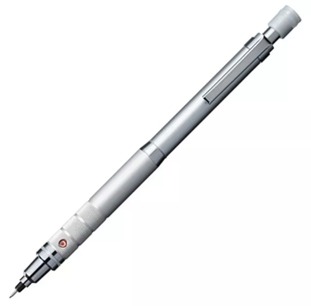 Mitsubishi Uni KURUTOGA High Grade Roulette Mechanical Pencil Silver F/S wTrack#