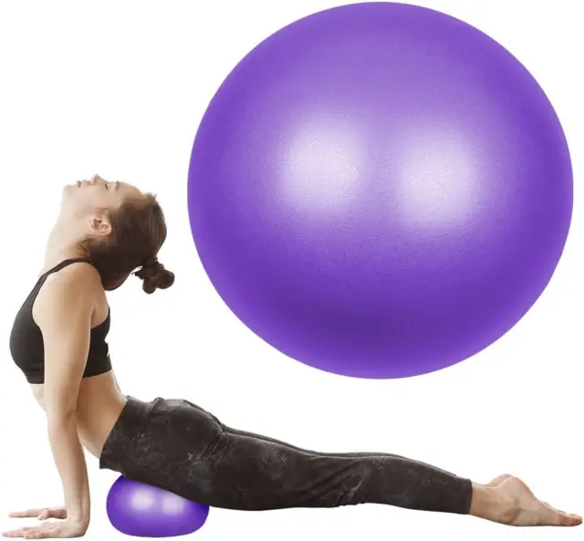 Flintronic Mini Pilates Ball, Small Anti Burst Exercise Ball for Yoga, Pilates,