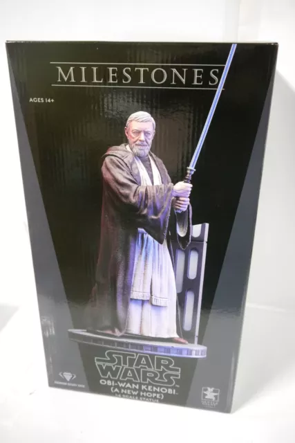 Star Wars Episodio IV Pietre miliari Statua Obi-Wan Kenobi 1/6 30 cm Gigante Dolce