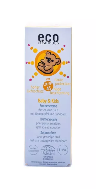 Eco Cosmetics | Baby & Kids | Sonnencreme | LSF 45 | 50 ml