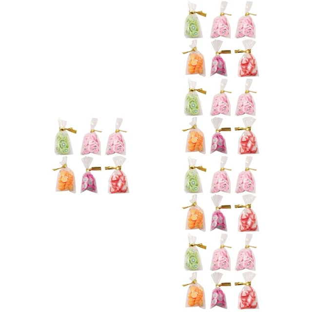 30 PCs Miniatura - Dulces - Snacks - Bolsos Decorar Mini Realista