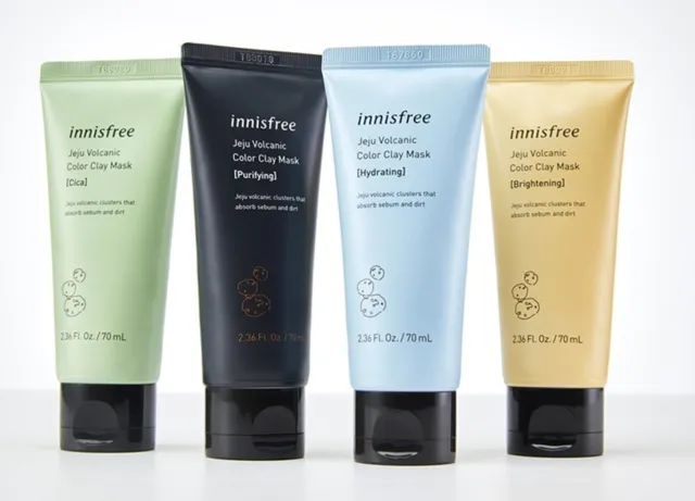 [innisfree] Jeju Volcanic Color Clay Mask - 70ml / Sample gift