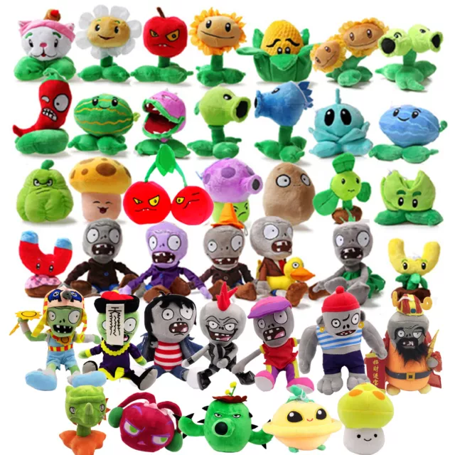 Plants vs Zombies 2 PVZ Figures Plush Baby Staff Toy Stuffed Soft Doll 13cm-35cm