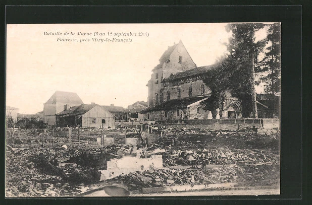 CPA Vitry-le-Francois, Battle of the Marne