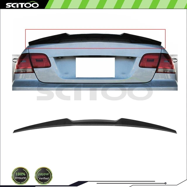 Rear Trunk Spoiler Wing Fit For 2007-2011 2012 2013 BMW E92 Coupe Carbon Fiber