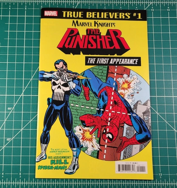 True Believers Amazing Spider-Man #1 (2018) NM Reprint 1st Punisher #129 Marvel