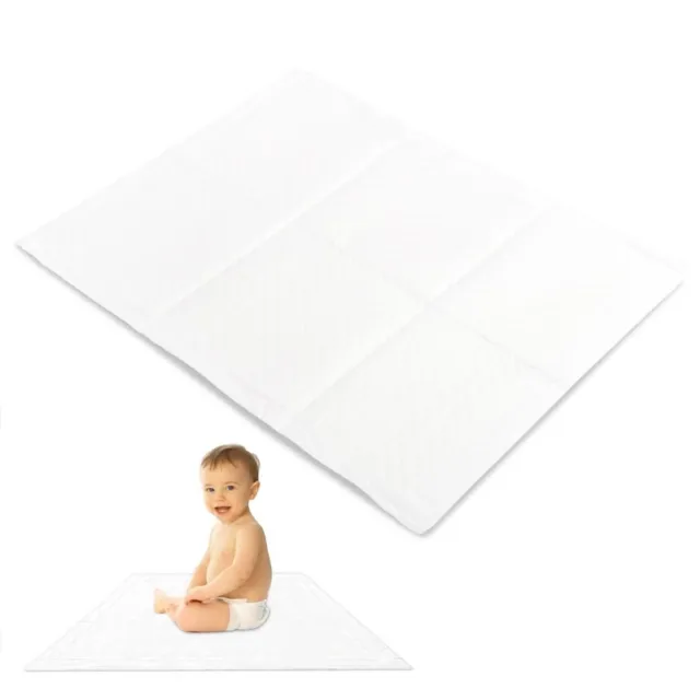 3x DISPOSABLE TODDLER BED MATS Protective Absorbent Mattress Protection 60x90cm 2
