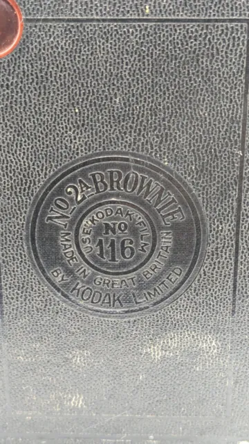 Box Kodak Brownie n°2a, N°116 made in Great Britain by Kodak Limited