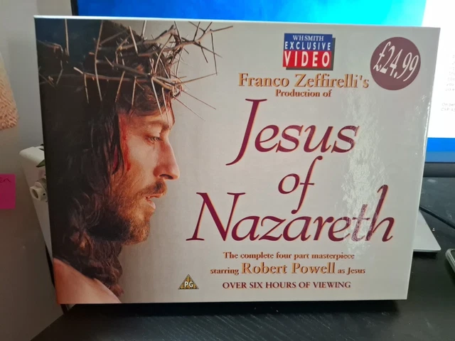 JESUS OF NAZARETH VHS Film Robert Powell Six Hours Long Collectors ...