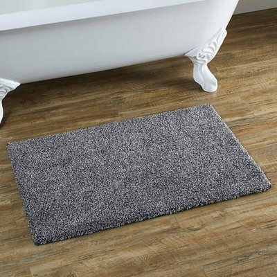 Better Homes and Gardens Thick and Plush Bath Rug, 20 x 34, Grey Heather 2
