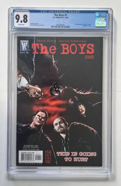 The Boys #1 CGC 9.8 DC Comics Wildstorm 2006