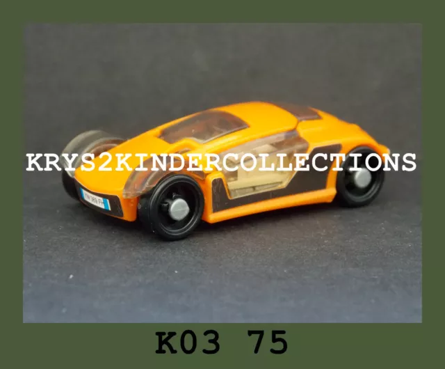 kinder - auto / voiture : série auto future design (année 2002) : K03 n 74  / k03n74 : auto 4 : variante, couleur turquoise