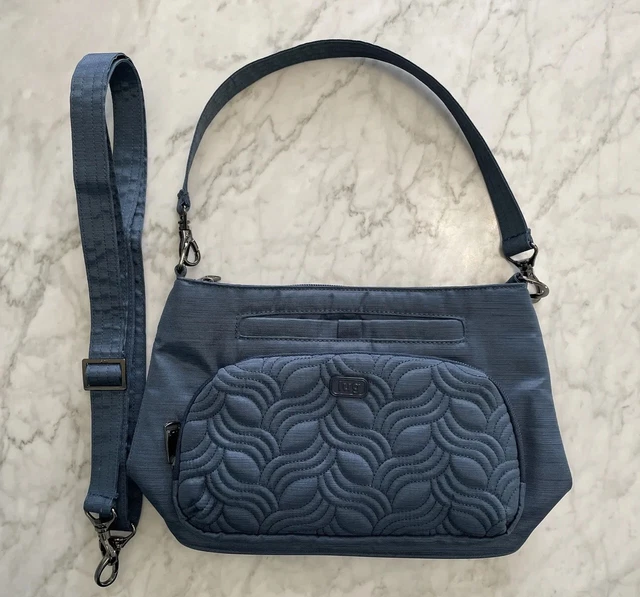 Lug 'Samba XL' Crossbody/Shoulder Bag RFID Protected BLUE  NWOT