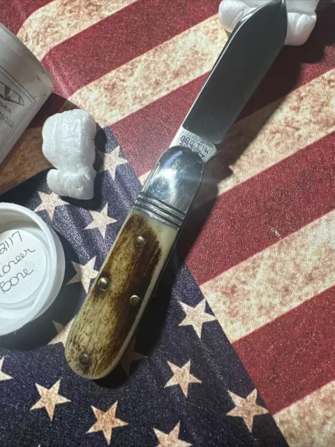 Great Eastern Cutlery #25 Tidioute Barlow Pioneer Bone New